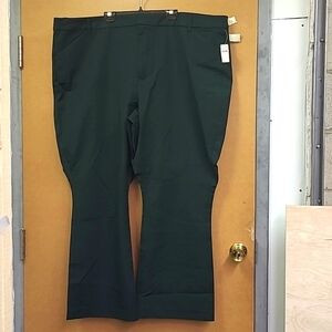 Old Navy Size 30 Dark Green High Rise Pixie Trouser Pants